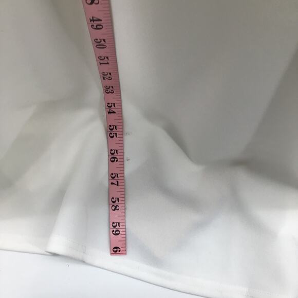 LULU'S SZ S Romantic Ways White Lace Button Back Maxi Wedding Bridal Dress B78 - Picture 5 of 9